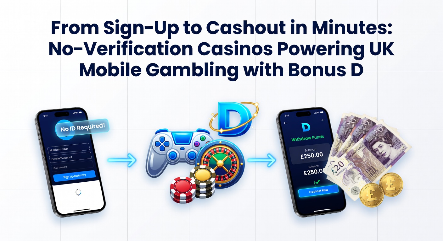 Screenshot of a no-verification casino cashout screen confirming instant payout to a mobile wallet, with bonus drop notification